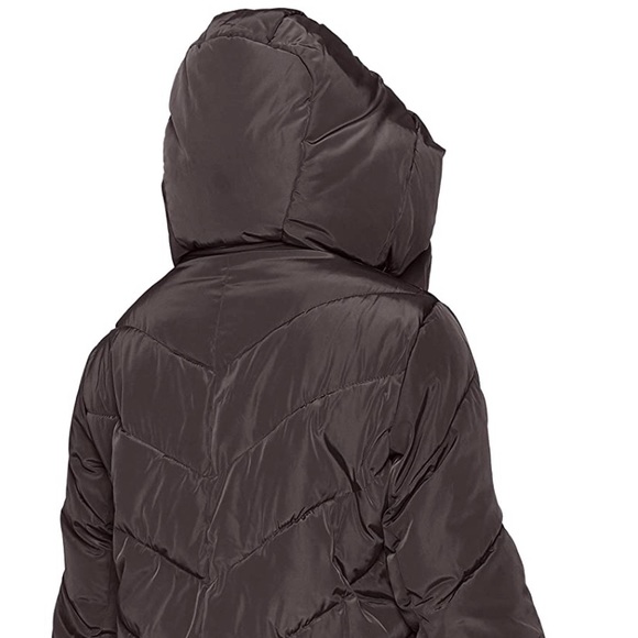 Steve Madden Plus Puffer Jacket - Steel Grey - Picture 3 of 6